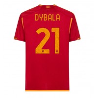 Koszulka piłkarska AS Roma Paulo Dybala #21 Strój Domowy 2023-24 tanio Krótki Rękaw
